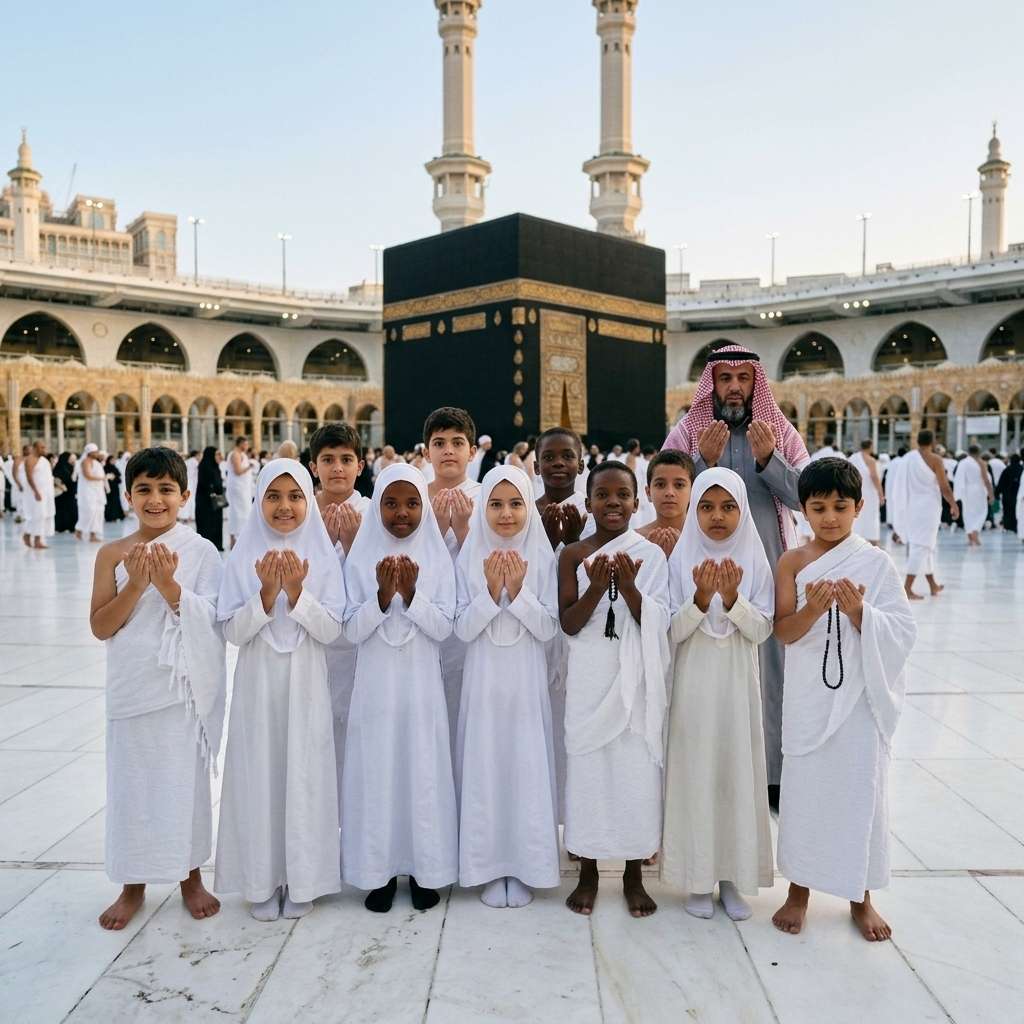 Dua towards Kaaba